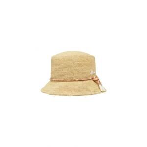 NEW ALEMAIS women's sunlit raffia hat in beige